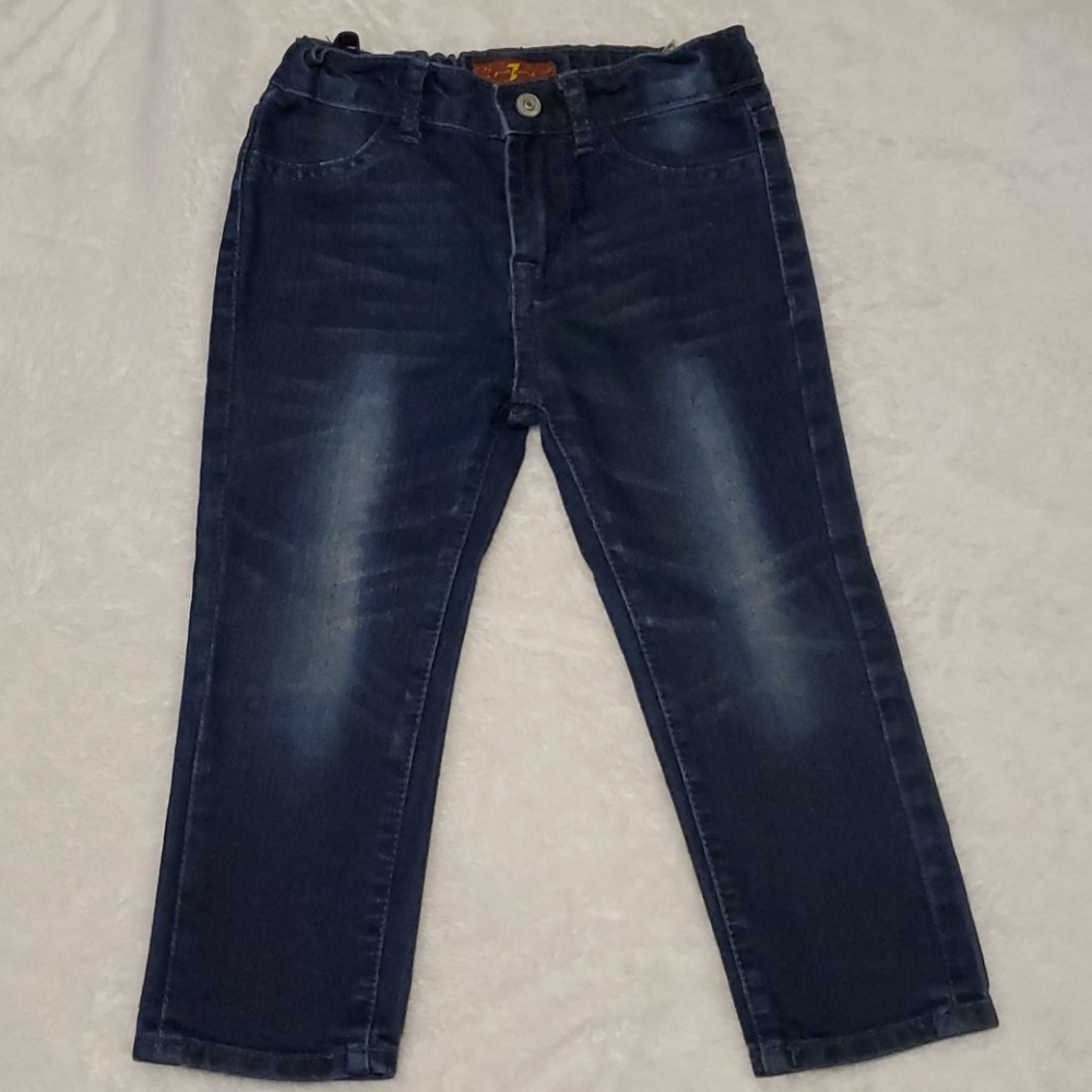7 For All Mankind Dark Blue Denim Jeans